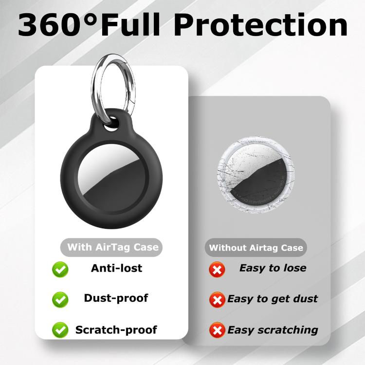 Copertura protettiva per PC con fibbia a molla xDfind, For AirTag 2nd Gen / AirTag 1st Gen