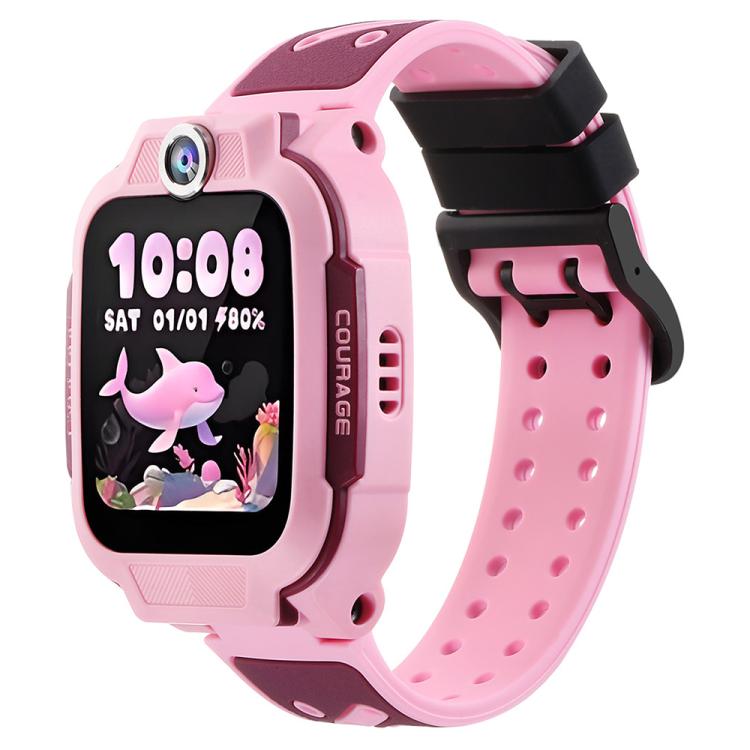 Cinturino per orologio in silicone bicolore con motivo twill, For Imoo Watch Phone D2 / D3 / Z6 / Q5
