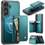 JEEHOOD J12 Esclusiva custodia per telefono con cerniera, protezione RFID e MagSafe, porta carte., For Samsung Galaxy S24 Ultra 5G, For Samsung Galaxy S23 FE 5G, For Samsung Galaxy S23+ 5G, For Samsung Galaxy S23 5G