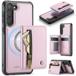 JEEHOOD J12 Esclusiva custodia per telefono con cerniera, protezione RFID e MagSafe, porta carte., For Samsung Galaxy S24 Ultra 5G, For Samsung Galaxy S23 FE 5G, For Samsung Galaxy S23+ 5G, For Samsung Galaxy S23 5G