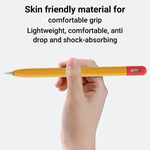 Custodia protettiva in silicone a contrasto XDcase per penna stilo, For Apple Pencil Pro / 2, For Apple Pencil Pro / 2 / 1, For Apple Pencil USB-C / 3