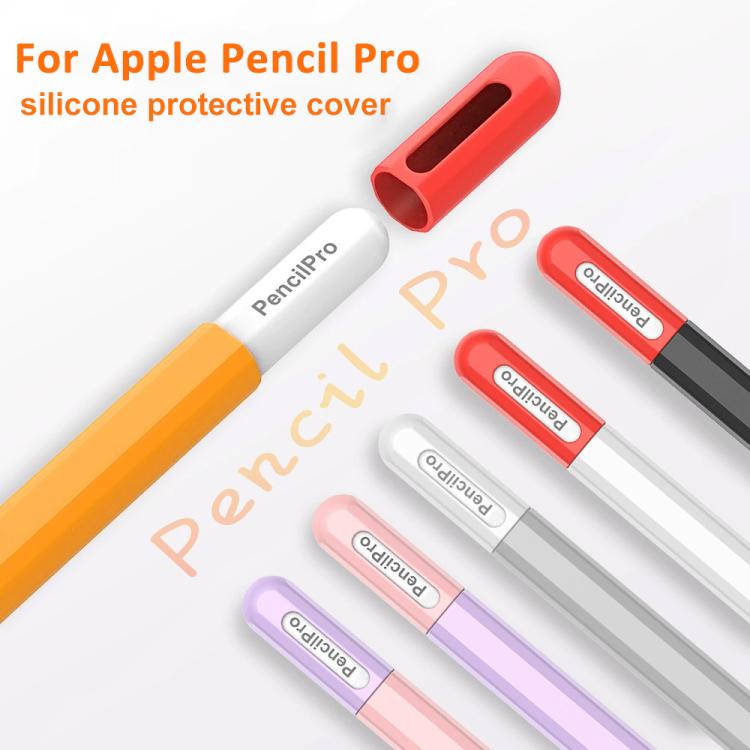 Custodia protettiva in silicone a contrasto XDcase per penna stilo, For Apple Pencil Pro / 2, For Apple Pencil Pro / 2 / 1, For Apple Pencil USB-C / 3
