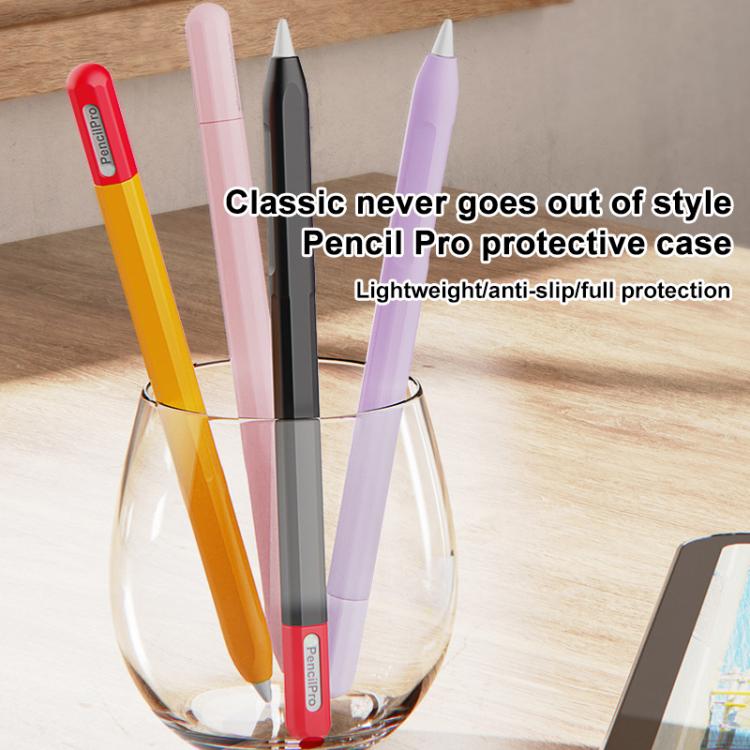 Custodia protettiva in silicone a contrasto XDcase per penna stilo, For Apple Pencil Pro / 2, For Apple Pencil Pro / 2 / 1, For Apple Pencil USB-C / 3