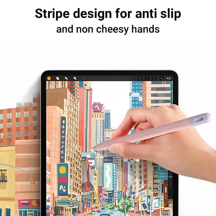 Custodia protettiva in silicone a contrasto XDcase per penna stilo, For Apple Pencil Pro / 2, For Apple Pencil Pro / 2 / 1, For Apple Pencil USB-C / 3