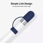 Set di custodie protettive in silicone anti-smarrimento 4 in 1 XDcase, For Apple Pencil 1