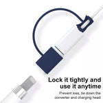 Set di custodie protettive in silicone anti-smarrimento 4 in 1 XDcase, For Apple Pencil 1