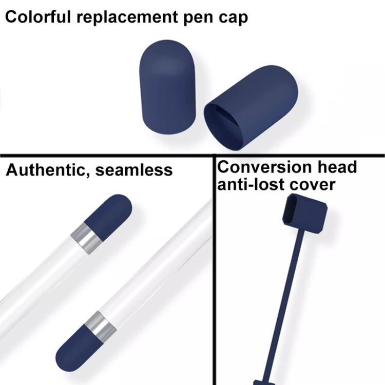 Set di custodie protettive in silicone anti-smarrimento 4 in 1 XDcase, For Apple Pencil 1