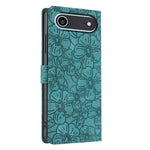 Custodia per telefono in pelle con motivo a fiori di ciliegio in rilievo, For iPhone Air, For iPhone 16 Pro Max, For iPhone 16 Pro