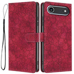 Custodia per telefono in pelle con motivo a fiori di ciliegio in rilievo, For iPhone Air, For iPhone 16 Pro Max, For iPhone 16 Pro