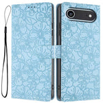 Custodia per telefono in pelle con motivo a fiori di ciliegio in rilievo, For iPhone Air, For iPhone 16 Pro Max, For iPhone 16 Pro