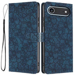 Custodia per telefono in pelle con motivo a fiori di ciliegio in rilievo, For iPhone Air, For iPhone 16 Pro Max, For iPhone 16 Pro