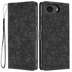 Custodia per telefono in pelle con motivo a fiori di ciliegio in rilievo, For iPhone 18 Pro, For iPhone 18 Pro Max, For iPhone 17e / 16e