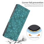 Custodia per telefono in pelle con motivo a fiori di ciliegio in rilievo, For iPhone 16 Plus, For iPhone 16, For iPhone 15 Pro Max