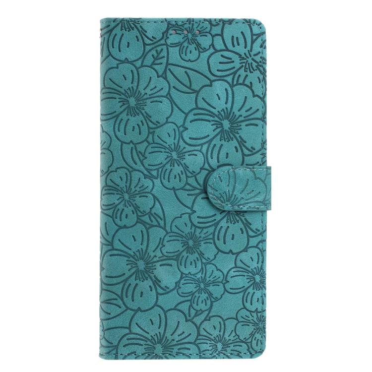 Custodia per telefono in pelle con motivo a fiori di ciliegio in rilievo, For iPhone 18 Pro, For iPhone 18 Pro Max, For iPhone 17e / 16e