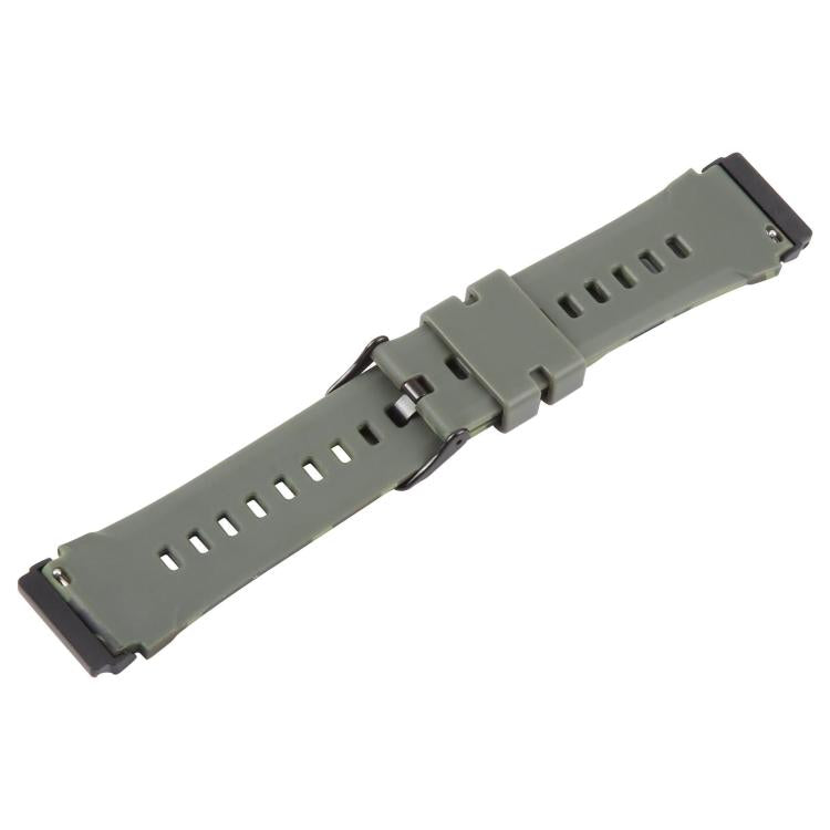 Cinturino per orologio in silicone con stampa mimetica e connettore nero xDfind, For Fitbit Versa 2 / Versa