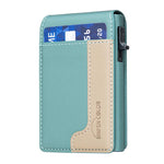 Portafoglio in pelle magnetico MagSafe BFK28 Colorblock per carte di credito.