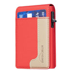 Portafoglio in pelle magnetico MagSafe BFK28 Colorblock per carte di credito.