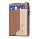 Portafoglio in pelle magnetico MagSafe BFK28 Colorblock per carte di credito.