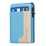 Portafoglio in pelle magnetico MagSafe BFK28 Colorblock per carte di credito.