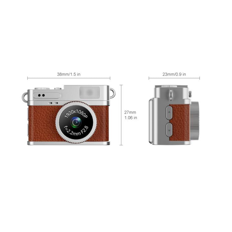 Mini fotocamera digitale HD per bambini con schermo IPS 0,96"