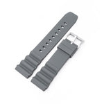 Cinturino per orologio in silicone con fibbia argentata xDfind, 20mm, 22mm