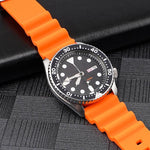Cinturino per orologio in silicone con fibbia argentata xDfind, 20mm, 22mm