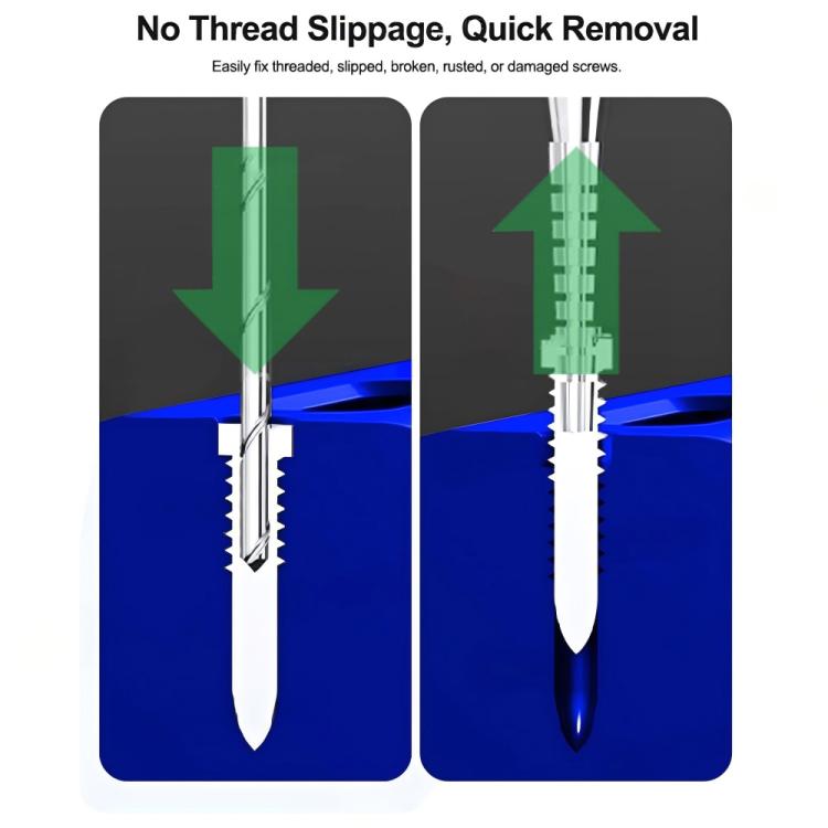 Set di punte per trapano a filettatura scorrevole in lega RELIFE TX1
