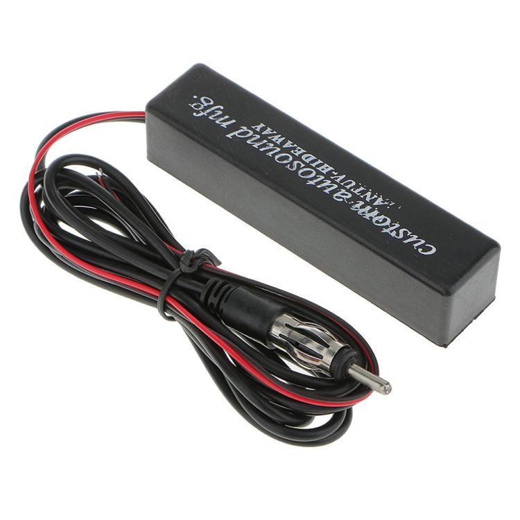 Antenna amplificata universale nascosta per auto, AM/FM, 12V, Radio Amplified Antenna