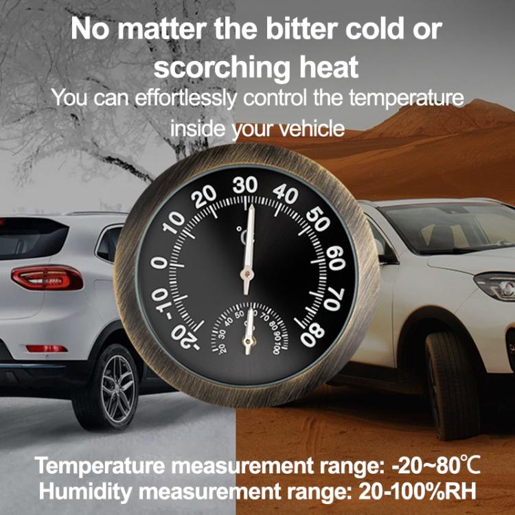 Termometro/igrometro per auto ad alta precisione con puntatore luminoso, Thermometer Hygrometer