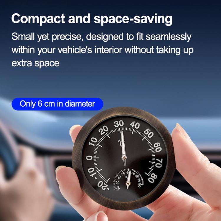 Termometro/igrometro per auto ad alta precisione con puntatore luminoso, Thermometer Hygrometer