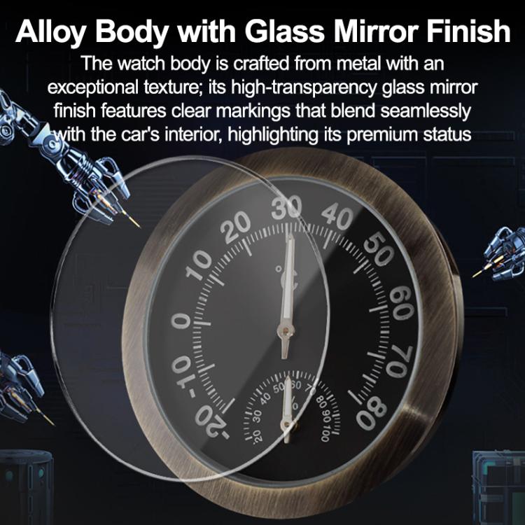 Termometro/igrometro per auto ad alta precisione con puntatore luminoso, Thermometer Hygrometer