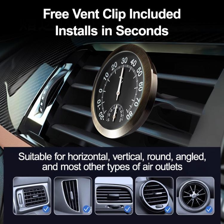 Termometro/igrometro per auto ad alta precisione con puntatore luminoso, Thermometer Hygrometer