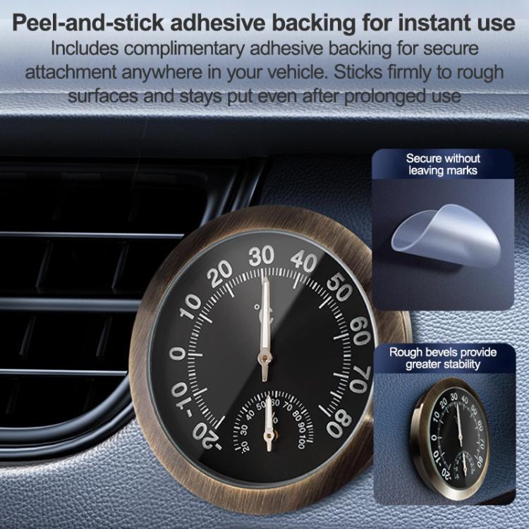 Termometro/igrometro per auto ad alta precisione con puntatore luminoso, Thermometer Hygrometer