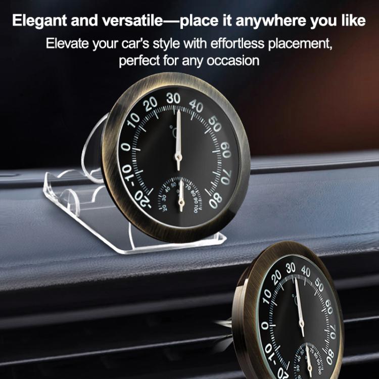 Termometro/igrometro per auto ad alta precisione con puntatore luminoso, Thermometer Hygrometer