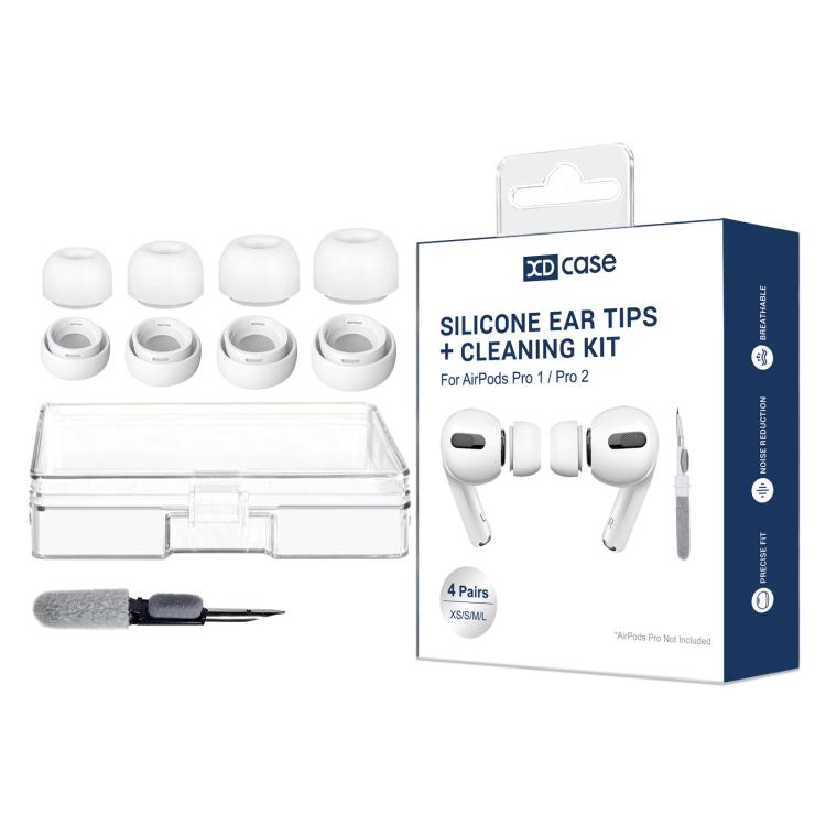 XDcase 4 paia di tappi per le orecchie in silicone con fori per alleviare la pressione, taglie L / M / S / XS, L / M / S / XS