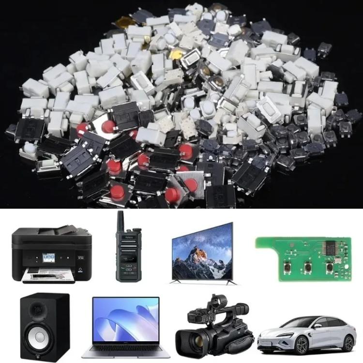Confezione da 250 pezzi di interruttori a pulsante per telecomando touch per auto., 250pcs