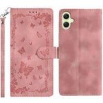 Custodia per telefono in pelle con motivo a farfalle "Giardino Segreto", For Samsung Galaxy A17 5G / 4G, For Samsung Galaxy A07 4G, For Samsung Galaxy A06 5G