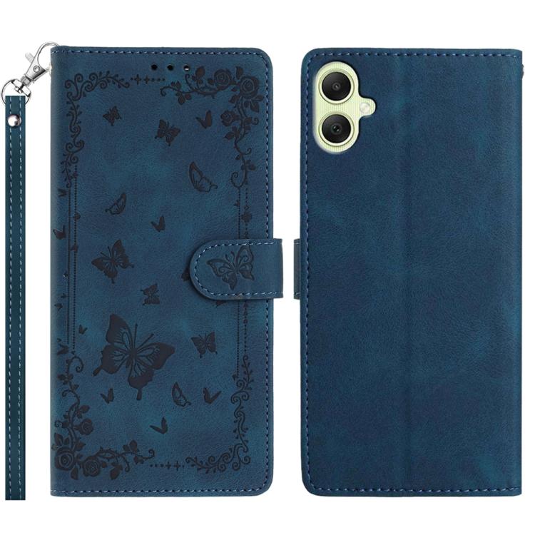 Custodia per telefono in pelle con motivo a farfalle "Giardino Segreto", For Samsung Galaxy A17 5G / 4G, For Samsung Galaxy A07 4G, For Samsung Galaxy A06 5G