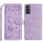 Custodia per telefono in pelle con motivo a farfalle "Giardino Segreto", For Samsung Galaxy A14 5G, For Samsung Galaxy A04S, For Samsung Galaxy A23