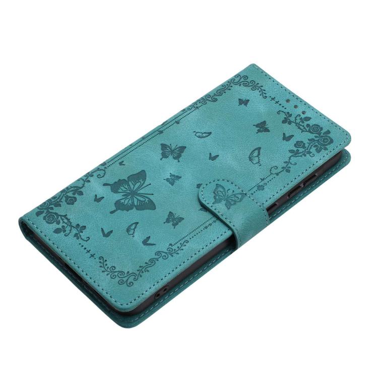 Custodia per telefono in pelle con motivo a farfalle "Giardino Segreto", For Samsung Galaxy A24 4G, For Samsung Galaxy A34 5G, For Samsung Galaxy A54 5G