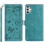 Custodia per telefono in pelle con motivo a farfalle "Giardino Segreto", For Samsung Galaxy A32 5G
