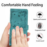 Custodia per telefono in pelle con motivo a farfalle "Giardino Segreto", For Samsung Galaxy A32 5G