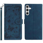 Custodia per telefono in pelle con motivo a farfalle "Giardino Segreto", For Samsung Galaxy A24 4G, For Samsung Galaxy A34 5G, For Samsung Galaxy A54 5G