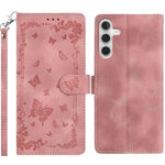 Custodia per telefono in pelle con motivo a farfalle "Giardino Segreto", For Samsung Galaxy A55 5G, For Samsung Galaxy A35 5G, For Samsung Galaxy A25 5G