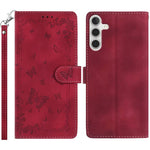 Custodia per telefono in pelle con motivo a farfalle "Giardino Segreto", For Samsung Galaxy A55 5G, For Samsung Galaxy A35 5G, For Samsung Galaxy A25 5G