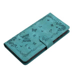 Custodia per telefono in pelle con motivo a farfalle "Giardino Segreto", For Samsung Galaxy A55 5G, For Samsung Galaxy A35 5G, For Samsung Galaxy A25 5G