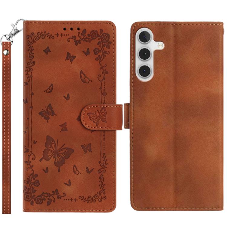Custodia per telefono in pelle con motivo a farfalle "Giardino Segreto", For Samsung Galaxy A55 5G, For Samsung Galaxy A35 5G, For Samsung Galaxy A25 5G