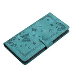 Custodia per telefono in pelle con motivo a farfalle "Giardino Segreto", For Samsung Galaxy A57 5G, For Samsung Galaxy A37 5G, For Samsung Galaxy A25E