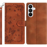 Custodia per telefono in pelle con motivo a farfalle "Giardino Segreto", For Samsung Galaxy A57 5G, For Samsung Galaxy A37 5G, For Samsung Galaxy A25E