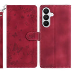 Custodia per telefono in pelle con motivo a farfalle "Giardino Segreto", For Samsung Galaxy A57 5G, For Samsung Galaxy A37 5G, For Samsung Galaxy A25E